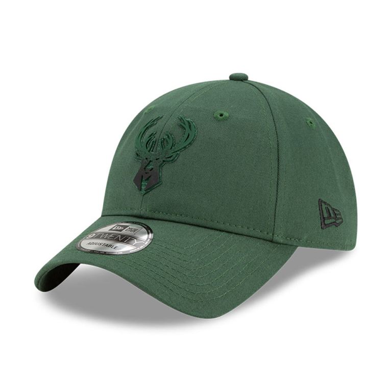 Gorras New Era Nba Verdes - Milwaukee Bucks NBA Back Half 9TWENTY 72596OXGC